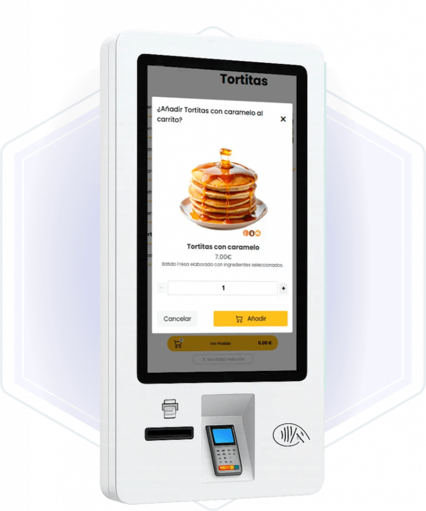 kiosko autoservicio especial para hostelería